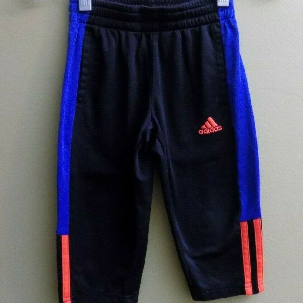 Boys Adidas Athletic Pants, Black, 2t, Excellent!